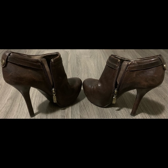 Womens Guess Leather High Heels size 5.5M - Picture 4 of 7